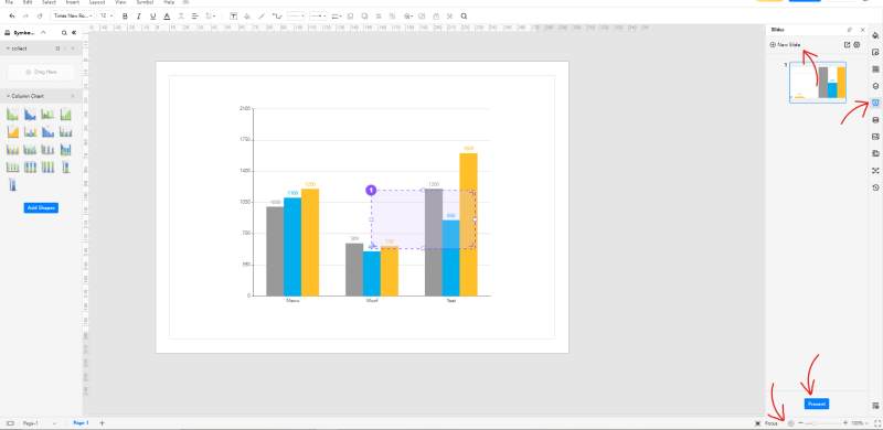 How to Create a Clustered Column Chart - presentation
