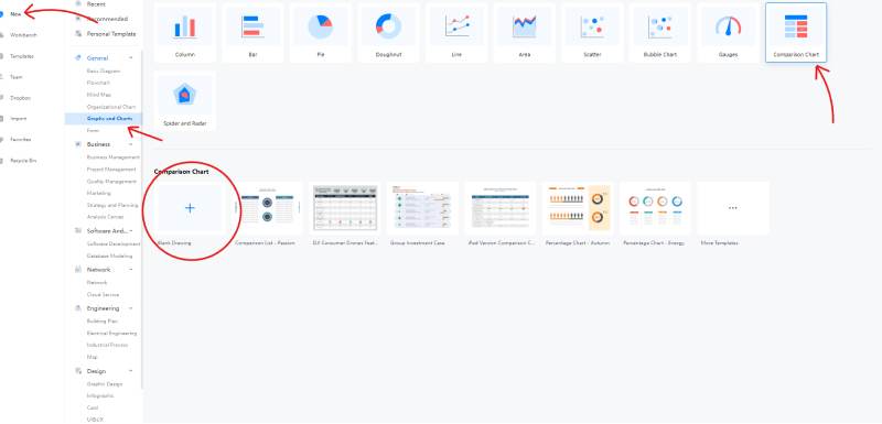 How to Create a Comparison Chart Online