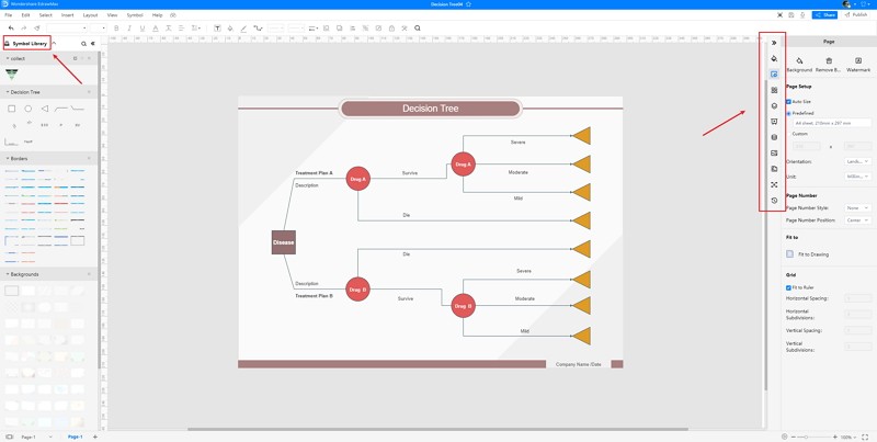 comment créer un arbre de décision dans EdrawMax