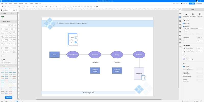 microsoft visio flowchart