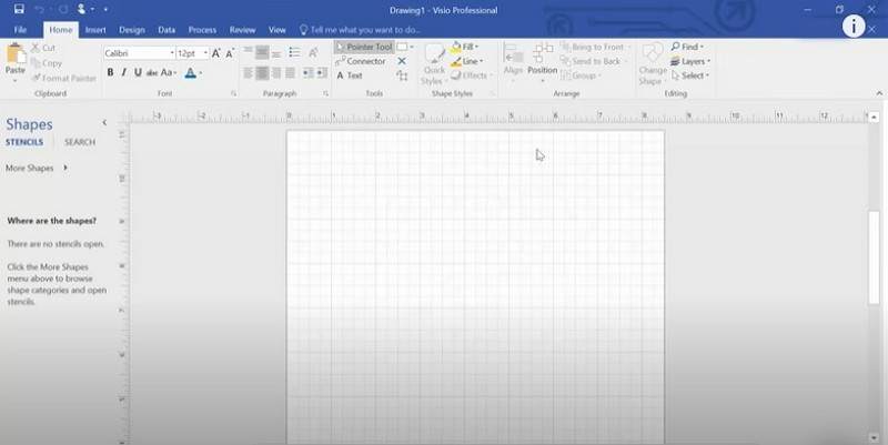 how to make a flowchart in Visio