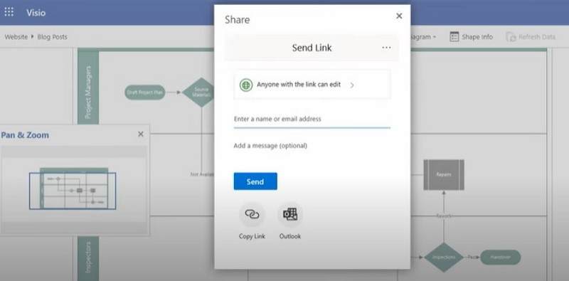 how to make a flowchart in Visio