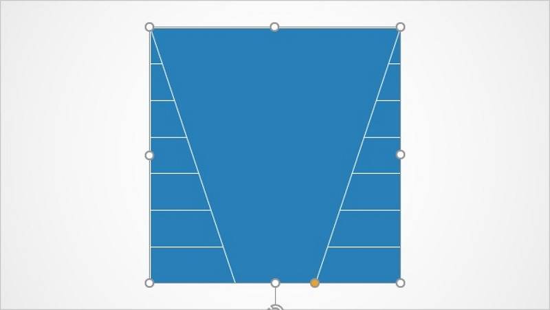 how to make a funnerl chart in PowerPoint