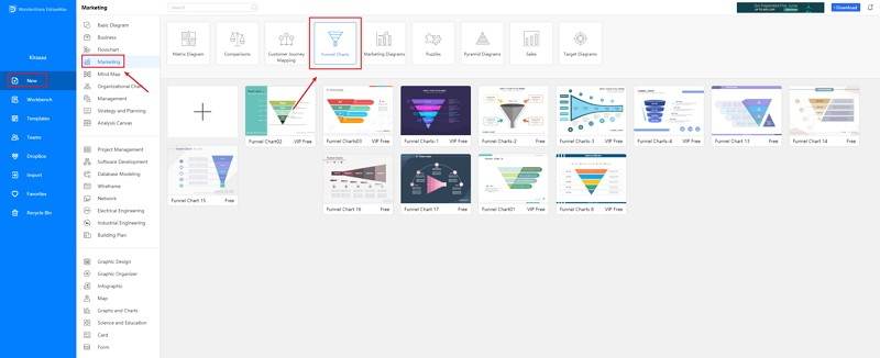 How to Make A Funnel Chart in EdrawMax