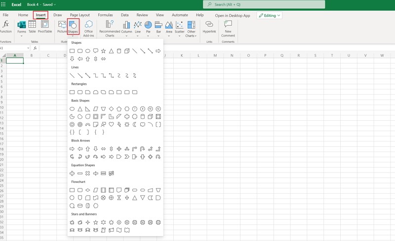 how to make a genogram on Excel