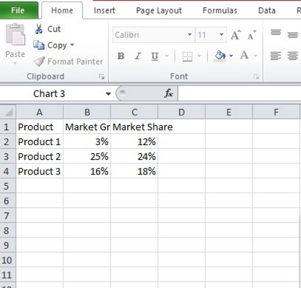 how to make a matrix in Excel