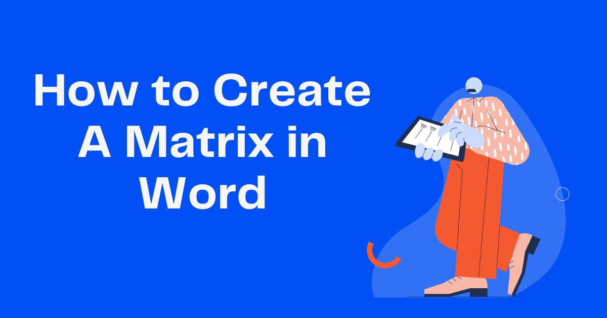 how-to-create-a-matrix-in-word-edrawmax-online