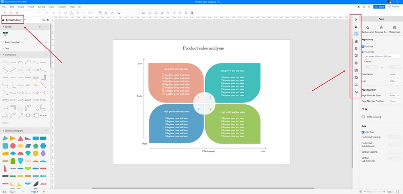 Cómo hacer una matriz en EdrawMax