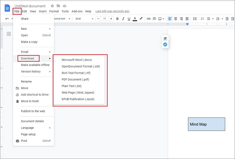 how-to-make-a-mind-map-in-google-docs-edrawmax-online