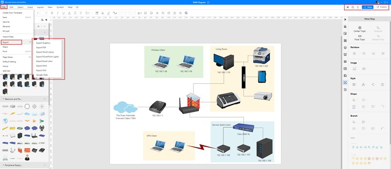 How to Make A Network Diagram in EdrawMax