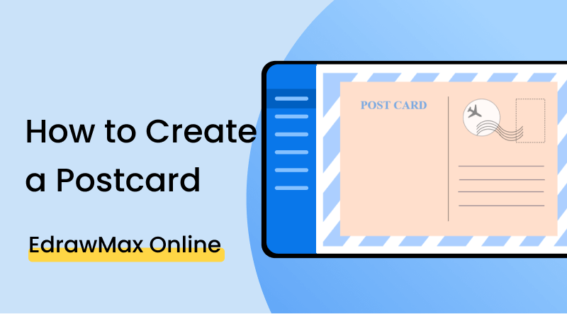 How to Make a Postcard | EdrawMax Online