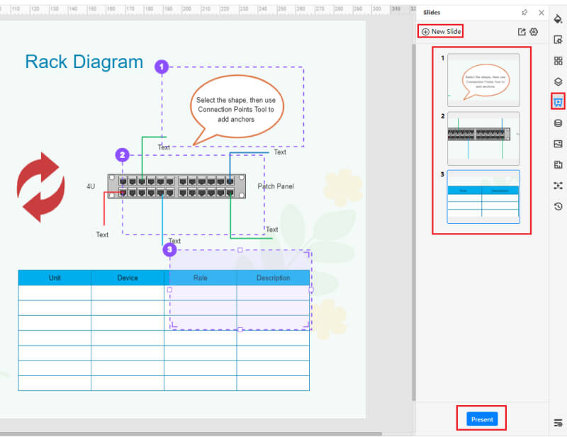 How to Create a Rack Diagram - presentation