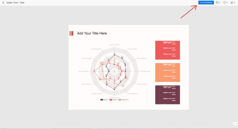 How to Create a Spider Chart - choose template