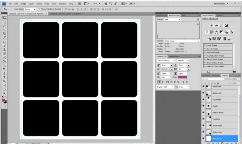 how to make a storyboard in Photoshop