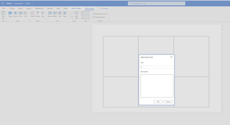 how to make a storyboard in Word