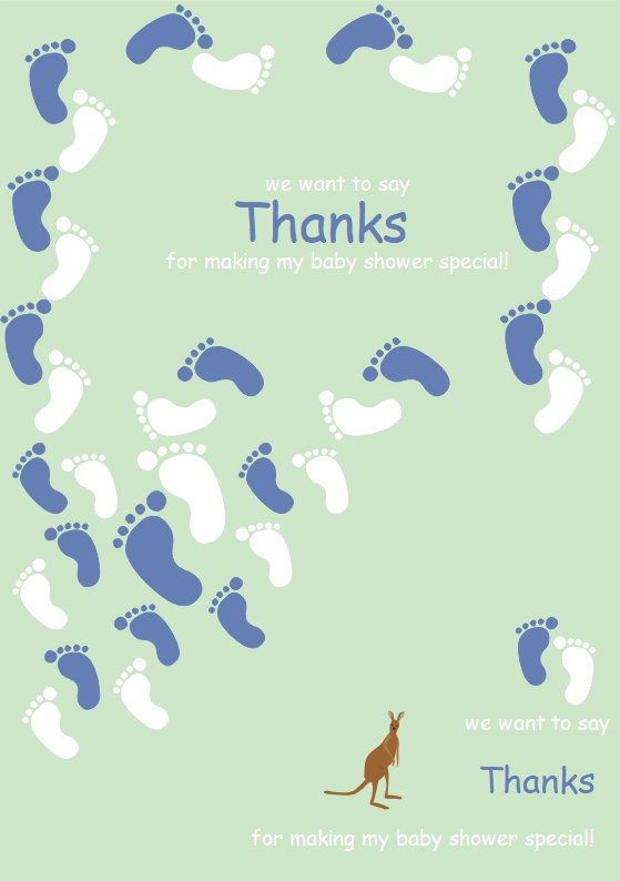 powerpoint thank you card template