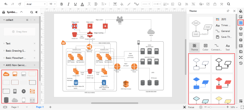 How to Create an AWS diagram - customize template