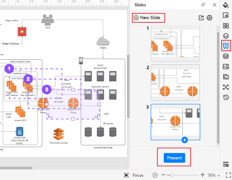 How to Create an AWS diagram - presentation