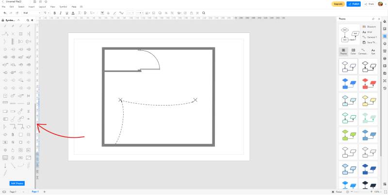 How to Create an Electrical Floor Plan - symbol