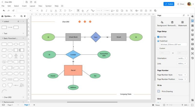 Диаграмма классов в visio