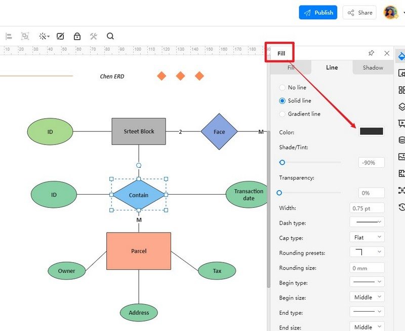 visio database model diagram template download