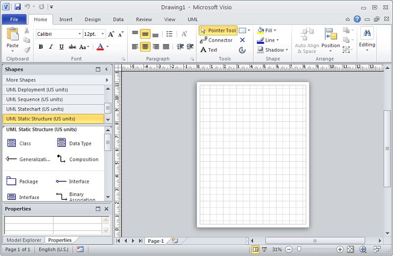 how to make an ER diagram in Visio