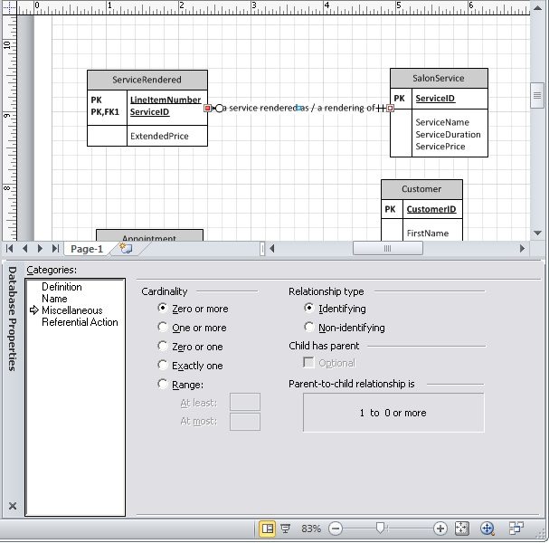 visio 2022 database model diagram template