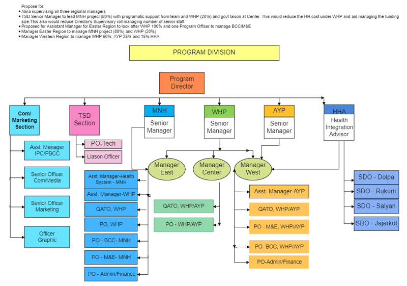 PPT Org Chart Template