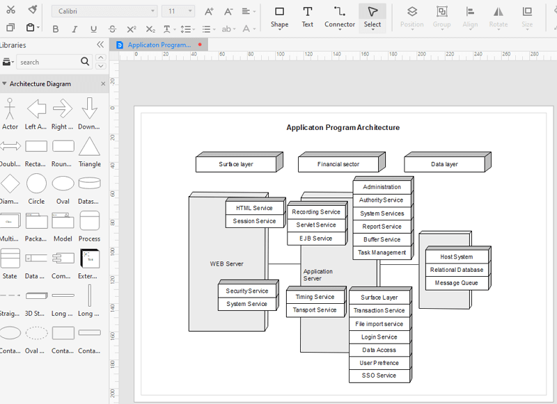 How to Draw Architecture Diagram A Stepwise Tutorial EdrawMax Online