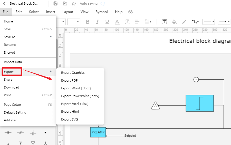 how to make a block diagram online