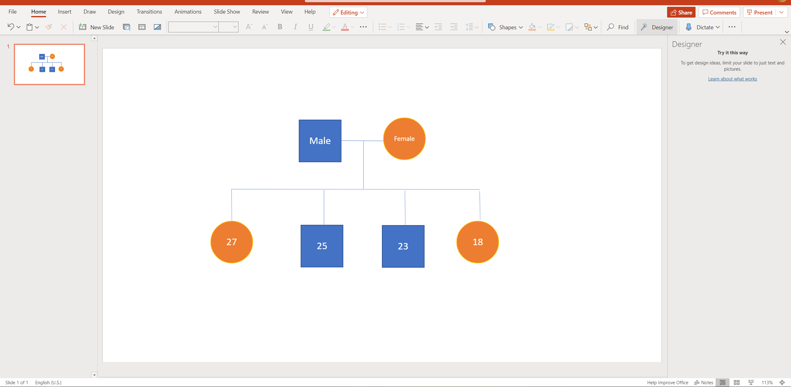 microsoft powerpoint genogram template