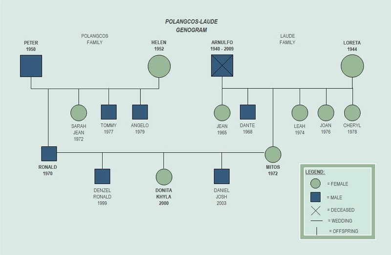 genogram on word social work