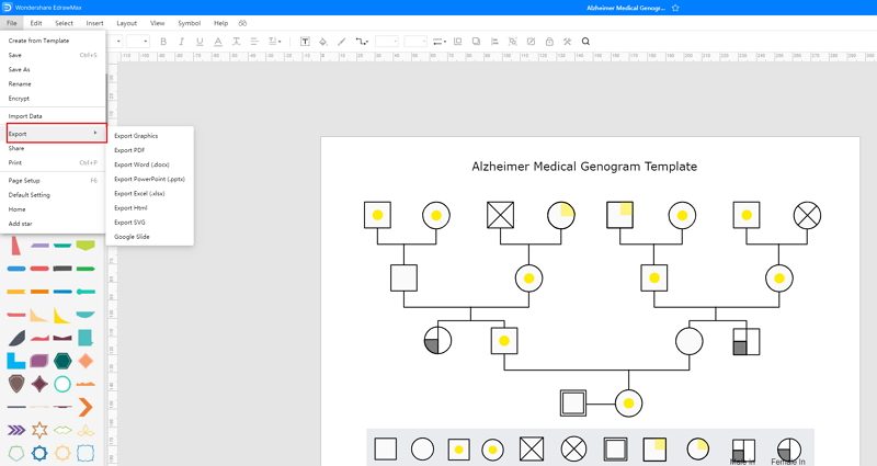 How to Make A Genogram in EdrawMax