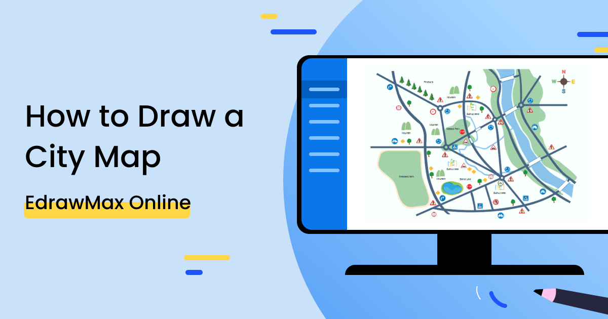 How to Draw a City Map | EdrawMax Online