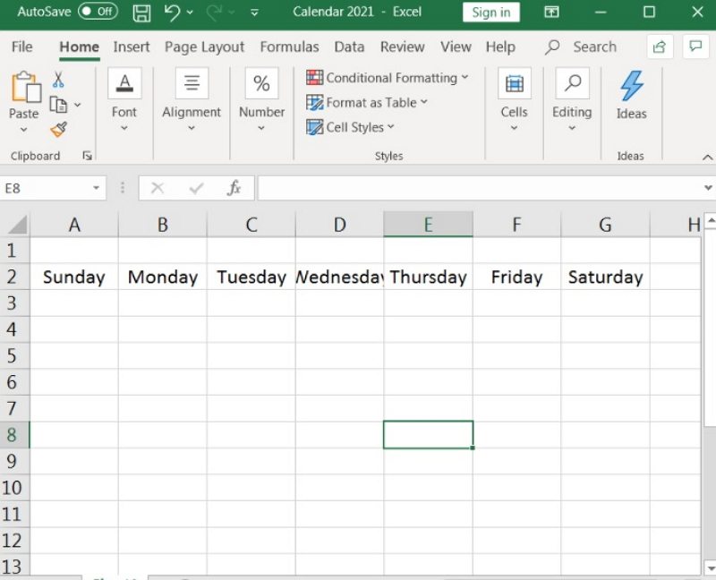 how-to-make-a-calendar-in-excel-edrawmax-online