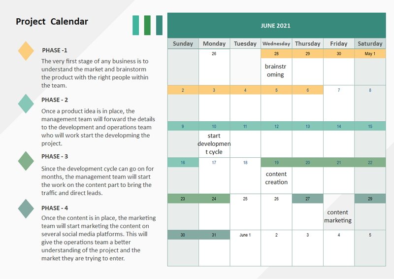 Printable Calendar Template