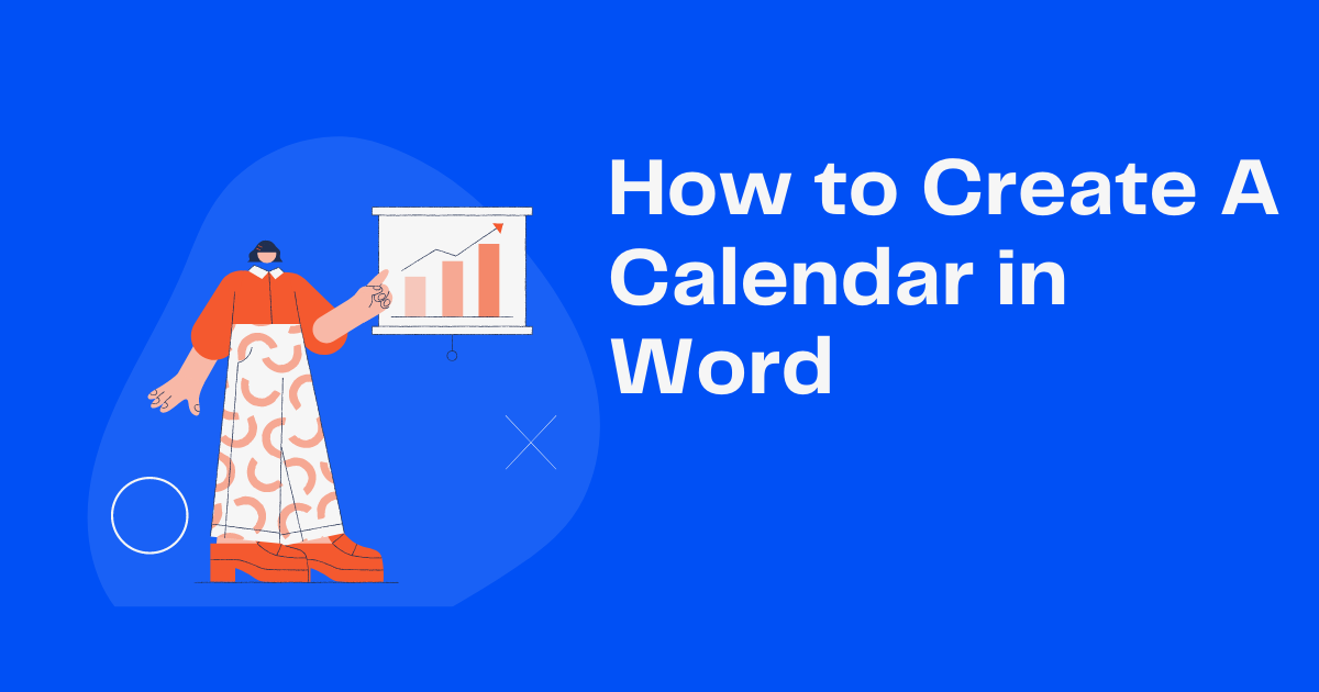 how to add calendar in word