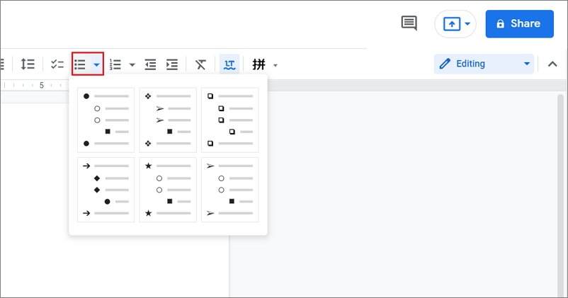 how to make a checklist in Google Docs