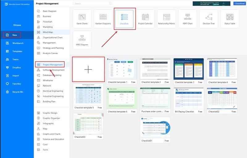 How to Make A Checklist in EdrawMax