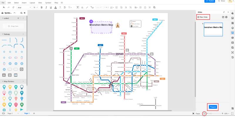 Wie man einen U-Bahn-Plan erstellt - Präsentation
