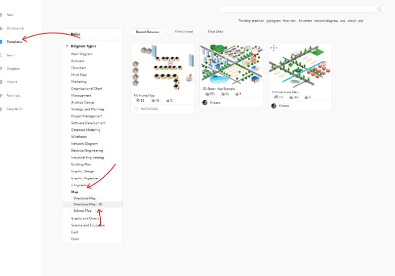 How to Create an Isometric Map - choose template