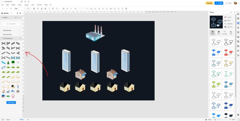 How to Create an Isometric Map - symbol