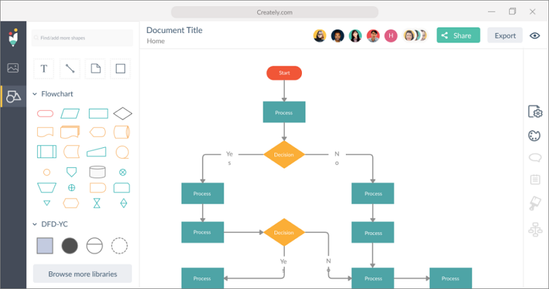 Top 5 Free Visio Alternatives Online | EdrawMax Online