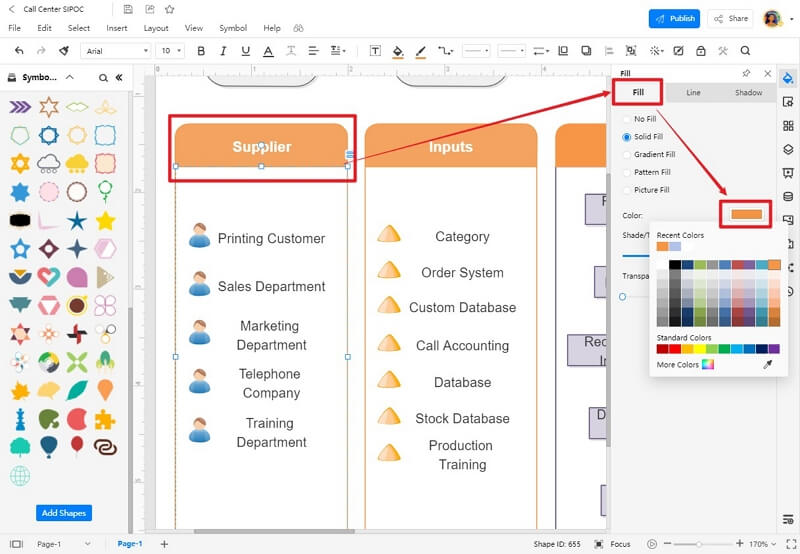 How to Create SIPOC Diagrams with EdrawMax Online