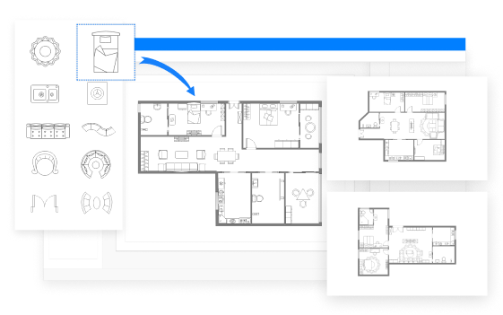 blueprint symbols and templates