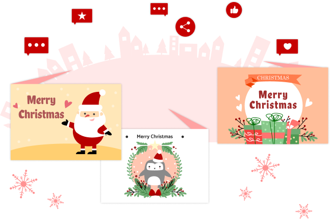 Free Christmas Card Maker - Online Editable｜EdrawMax