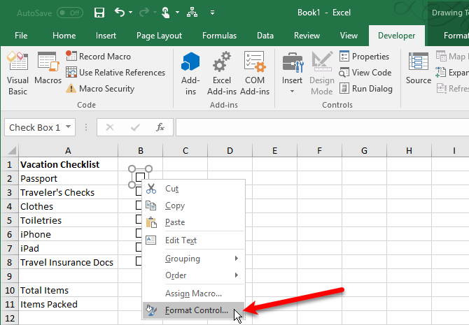 Como Colocar Un Checklist En Excel IMAGESEE