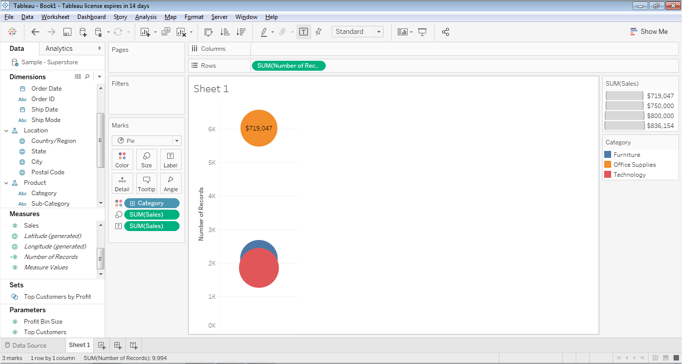 Cómo Crear un Gráfico de Pastel en Tableau | EdrawMax Online