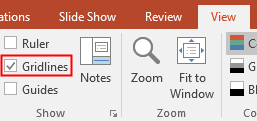 Create a grid in Microsoft PowerPoint