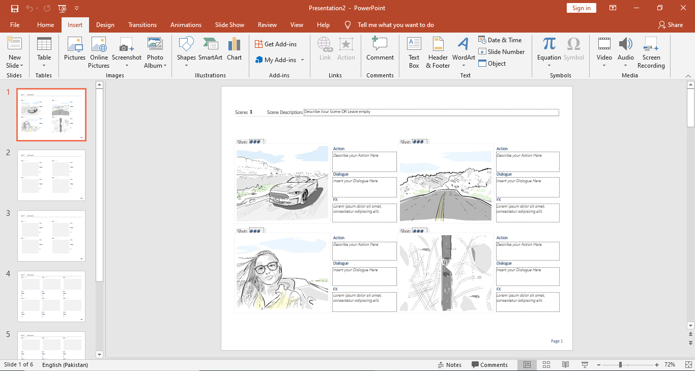 How To Create A Storyboard In Powerpoint Edrawmax Online